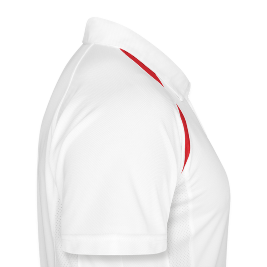 Men's Polo Sport CoolDry Captain - white/red
