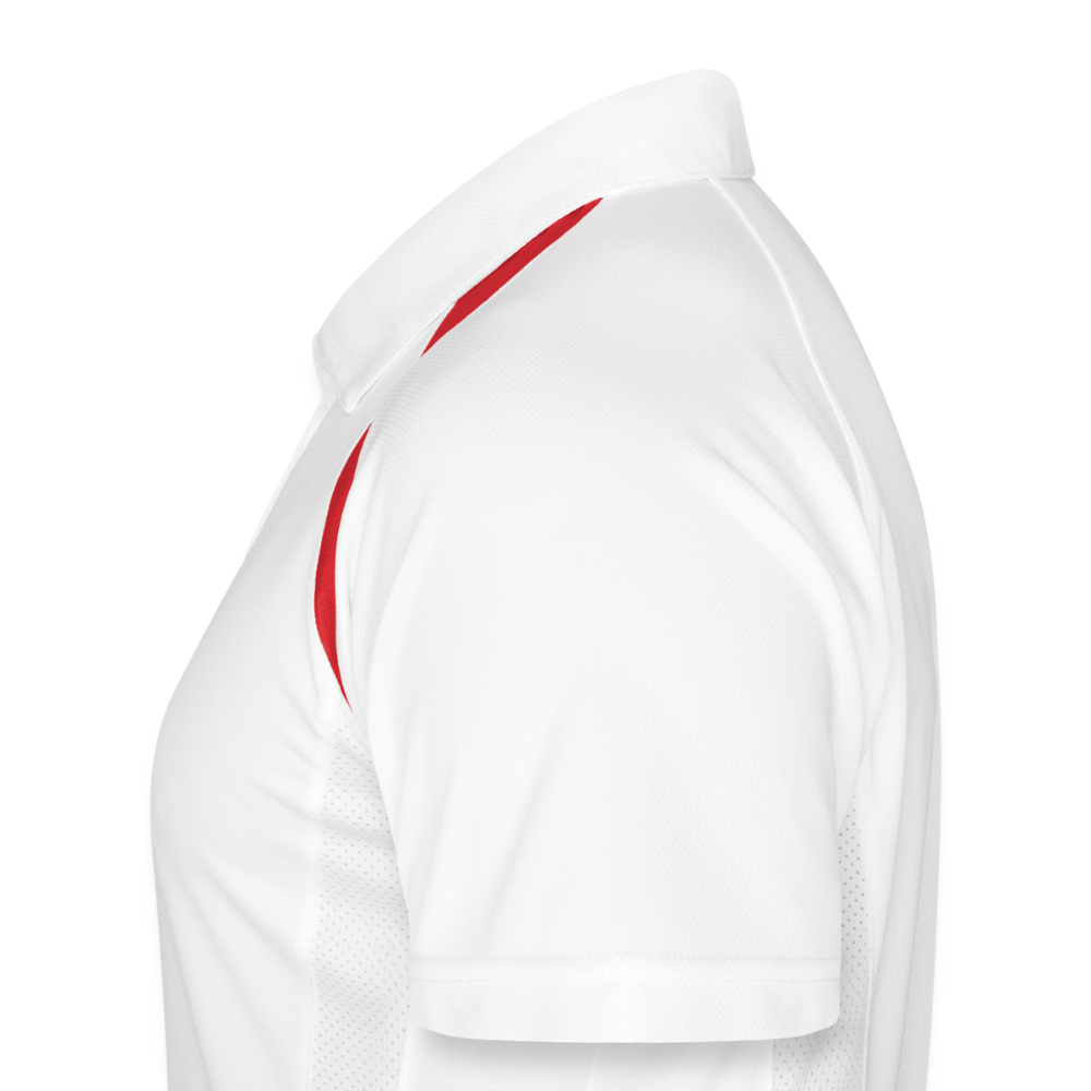 Men's Polo Sport CoolDry Captain - white/red