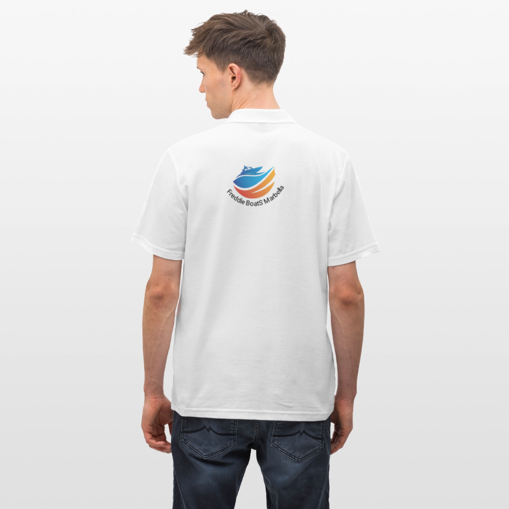 Men's Polo Shirt Captain - white