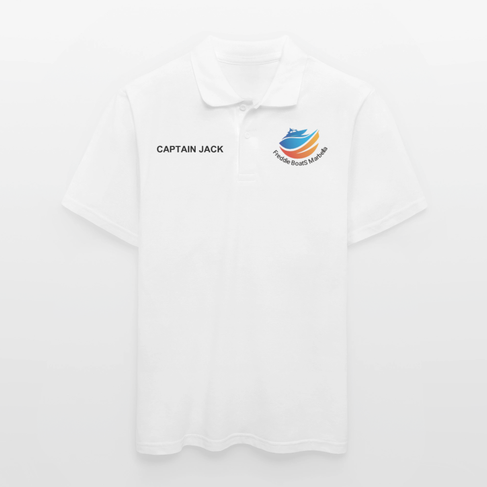 Men's Polo Shirt Captain - white