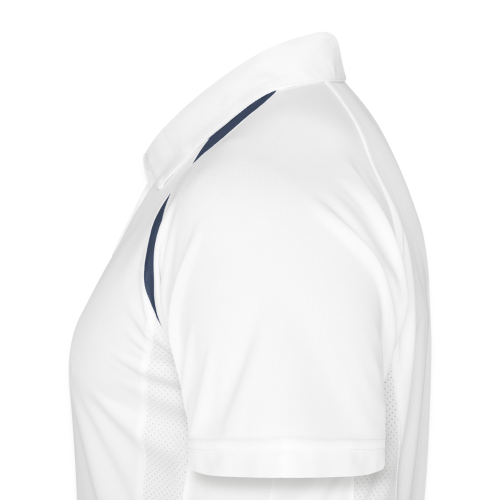 Men's Polo Sport CoolDry Captain - white/navy
