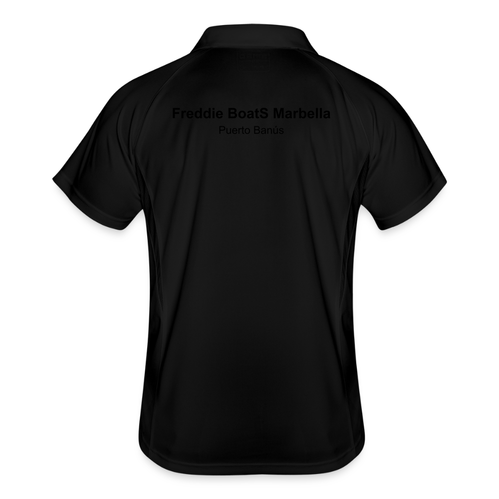 Men's Polo Sport CoolDry Captain - black/white