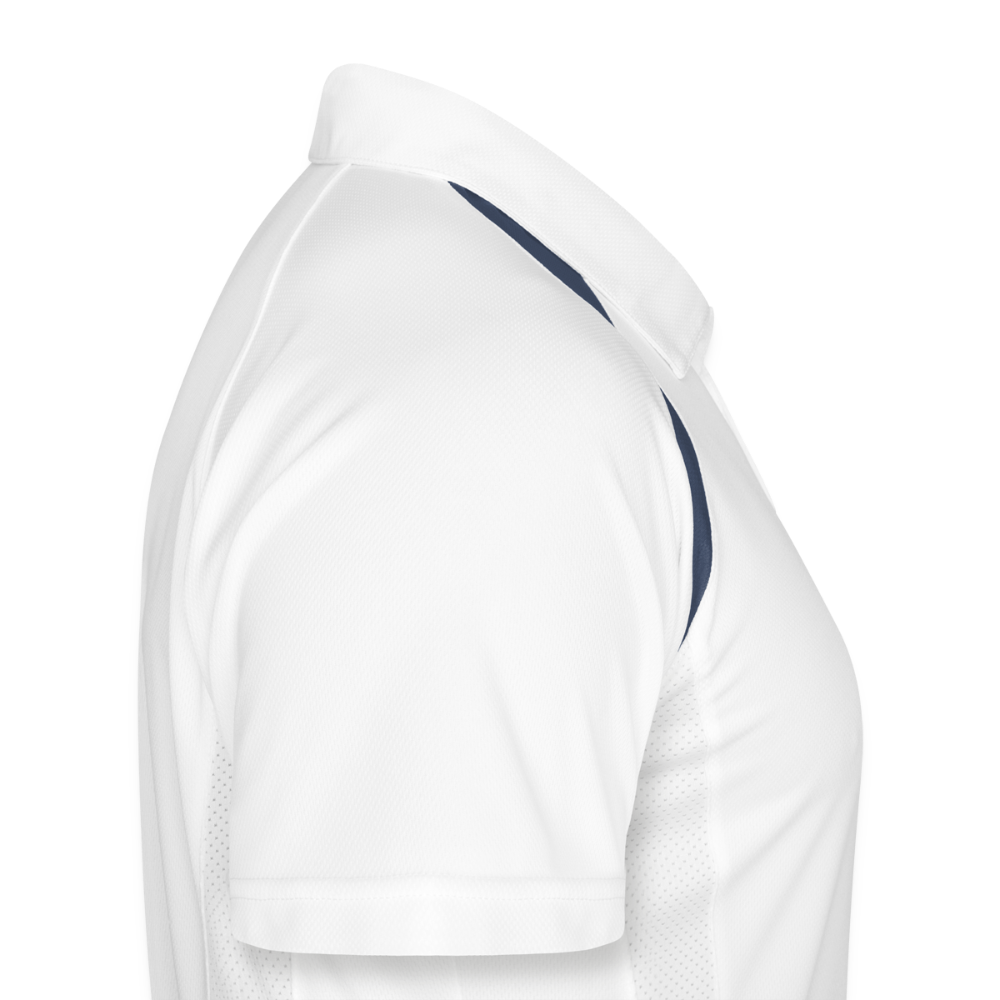 Men's Polo Sport CoolDry Captain - white/navy