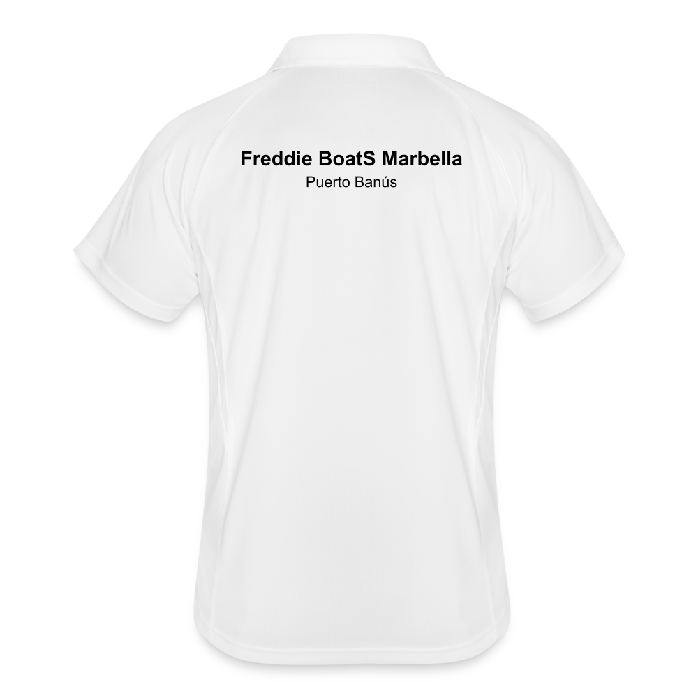 Men's Polo Sport CoolDry Captain - white/navy