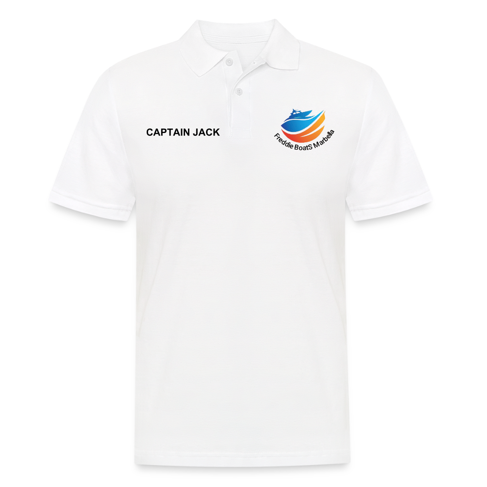Men's Polo Shirt Captain - white