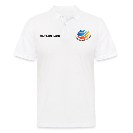 Men's Polo Shirt Captain - white